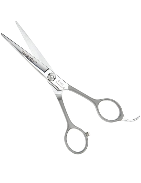 OLIVIA GARDEN Frisørsaks STRAIGHT CUT, 13,5 cm, med etui