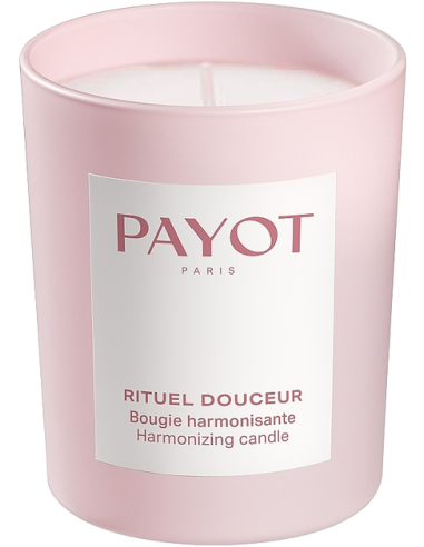 A candle with a relaxing scent