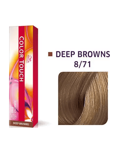 Color Touch krēmveida tonējošā matu krāsa 8/71 DEEP BROWNS 60 ml