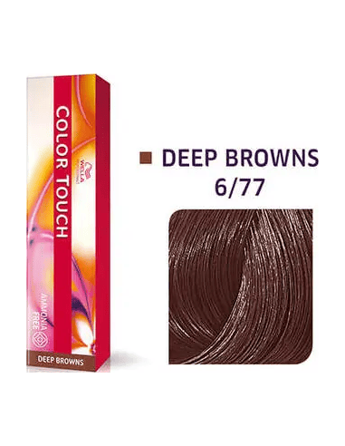 Color Touch krēmveida tonējošā matu krāsa 6/77 DEEP BROWNS 60 ml