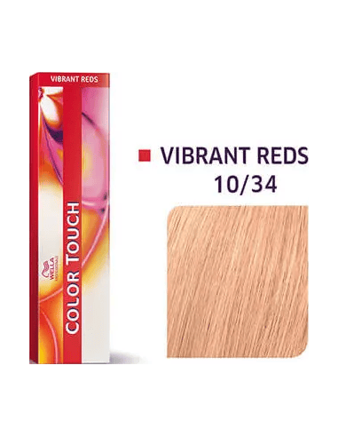 Color Touch krēmveida tonējošā matu krāsa 10/34 VIBRANT REDS 60 ml