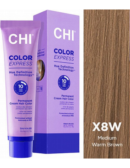 CHI COLOR EXPRESS farve X8W varm mellemblond 89 g