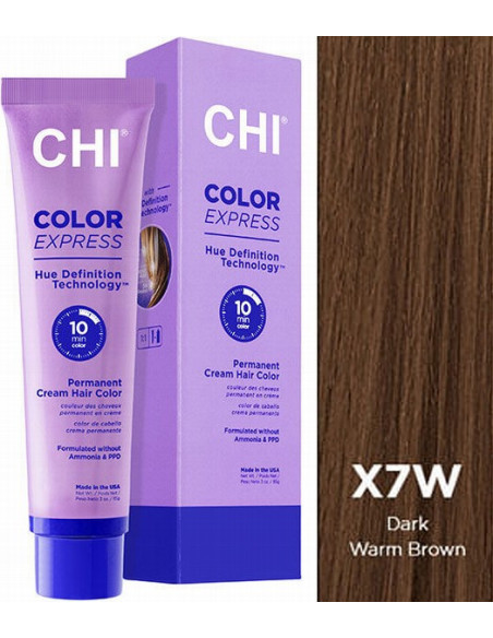 CHI COLOR EXPRESS farve X7W varm mørkeblond 89 g