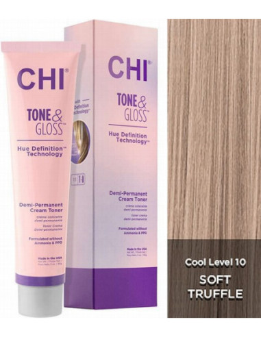 CHI TONE & GLOSS - Blød trøffel 89g