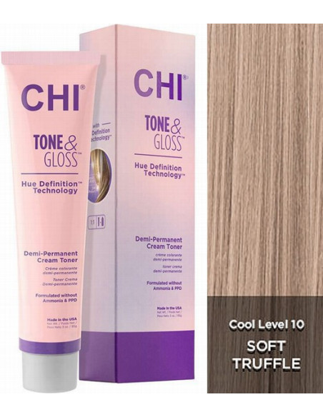 CHI TONE & GLOSS - Blød trøffel 89g