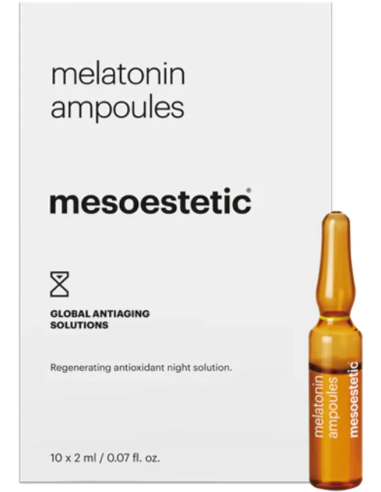 melatonin ampoules / rejuvenating antiaging ampoules with melatonin - for use at night 10x2ml