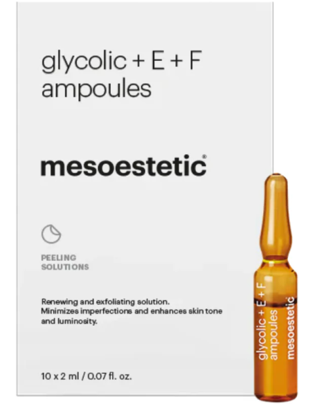 glykolsyreampuller / glykolsyreampuller med E- og F-vitaminer 10x2ml