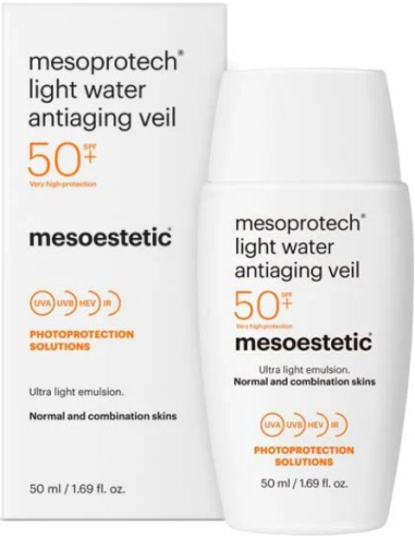 Mesoprotech Ultra viegla pretnovecošanās emulsija SPF50+, 50ml