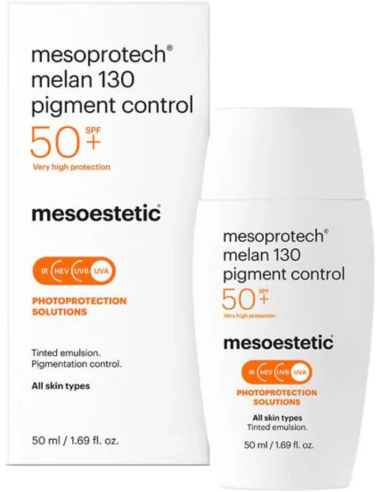 mesoprotech melan 130 pigment control / emulsion with tint for pigmentation control SPF50+ 50ml