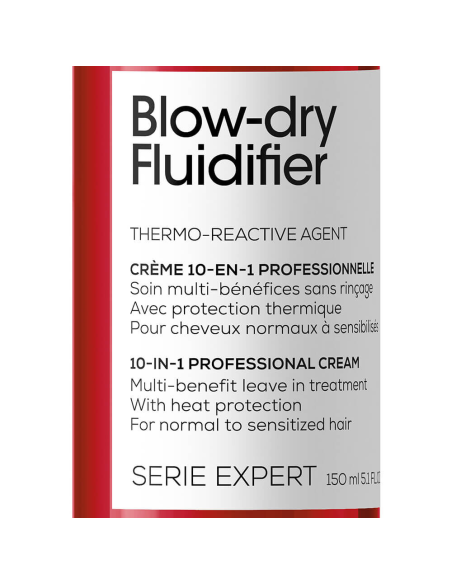 Blow-Dry Fluidifier 10-i-1, varmebestandig og stylingcreme 150 ml