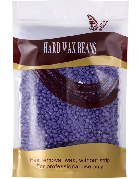 Hård voks, perler, lavendel 500g
