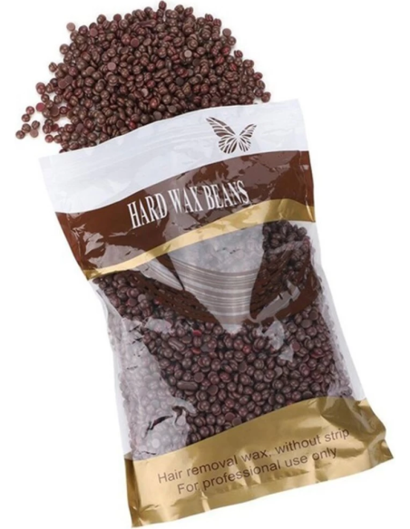 Hård voks, perler 500g, chokolade
