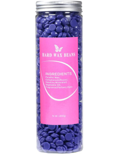 Hård voks, perler, Blå 400g